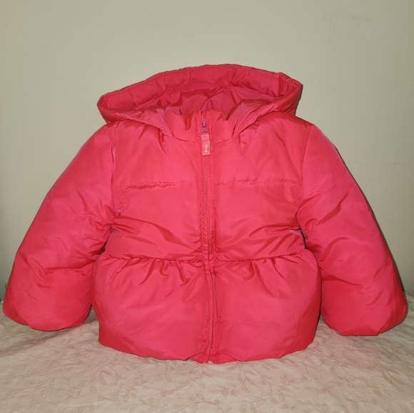 Baby Gap Pink Down Puffer Jacket - Picture 1 of 8